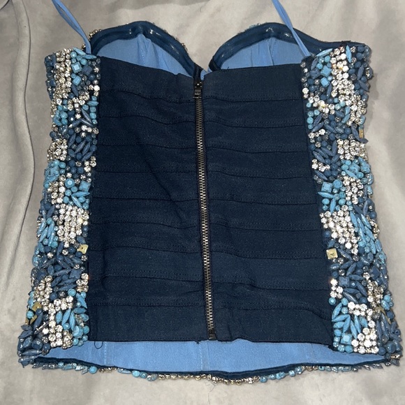 Alice and Olivia fully beaded corset size 0 brand new - Picture 3 of 5